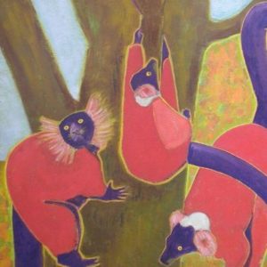 Red Lemurs by Katharine McKenna