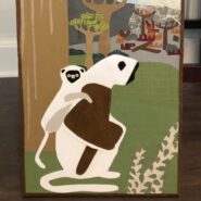 "Vanishing" |
Recycled paper on canvas |
Artist: Jana Dux