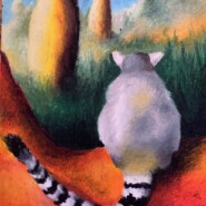 "The Last Lemur?" |
Oil pastel |
Artist: Tiffany Hore