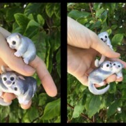 "Three Lemurs, Left Handed" |
Polymer clay, acrylic |
Artist: Insun Park