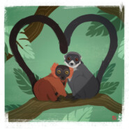 "All These Lemurs Need Is Love!" |
Digital art |
Artist: Madison Wong