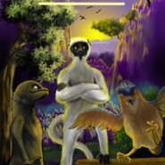 "Tsambiky the Decken's Sifaka" |
Digital art |
Artist: AINJANAHARY Toavina Erica Abel