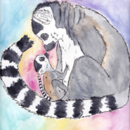 "Mother's Touch" |
Watercolor |
Artist: Charlotte Trapman-O'Brien