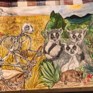 "Dimensions of our reality" |
Colored pencil |
Artist: Skyler Rita Miller |